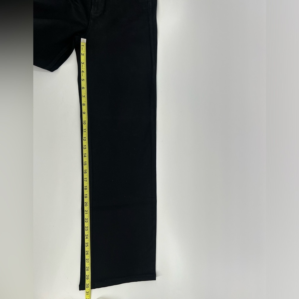 PAIGE Black Sasha Wide Leg Jean Fog Luxe Coating High Rise Size 26 - Picture 14 of 16